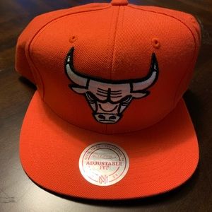 Mitchell & Ness Chicago Bulls Flat Brim SnapBack